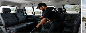 Vehicle interior cleaning